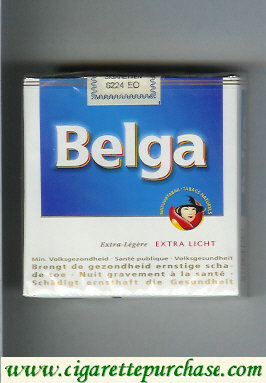 Belga Licht Extra Licht cigarettes White&Blue soft box